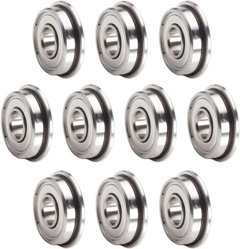 محمل كروي ذو حواف F695، 5 × 13 × 4 مم ABEC-5 عالي الدقة من الفولاذ الكرومي محمي ومحكم الغلق، محمل طابعة ثلاثية الأبعاد F695ZZ (اختيار من 10 قطع) in Kuwait