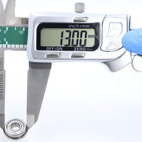 محمل كروي ذو حواف F695، 5 × 13 × 4 مم ABEC-5 عالي الدقة من الفولاذ الكرومي محمي ومحكم الغلق، محمل طابعة ثلاثية الأبعاد F695ZZ (اختيار من 10 قطع) in Kuwait