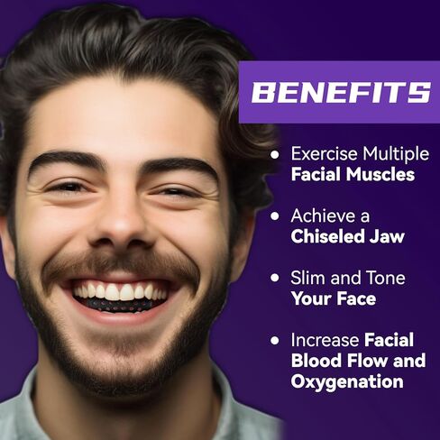 12PCS Adjustable Resistance Rubber Jaw Exerciser for Strength Training of Face, Neck, and Jawline in Saudi Arabia