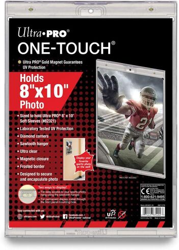 Ultra Pro 8" x 10" One-Touch Magnetic Display Case w/UV Protection (1) in Saudi Arabia