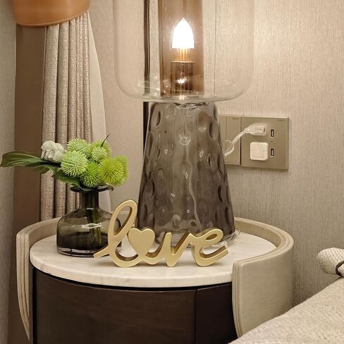 تمثال الحب النصي، علامة طاولة الحب ديكور ذهبي، ديكور منزلي لطاولة قائمة بذاتها، ديكور زفاف، ديكور غرفة المعيشة، هدية لعيد الحب، الذكرى السنوية، ديكور حفل خطوبة الزفاف in Kuwait