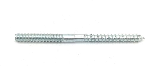 Hanger Bolt M8x100 Silvery Double Headed Bolt Self-Tapping Screw with Hexagon for Furniture 12Pcs in Saudi Arabia