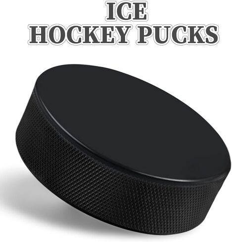 Hockey Pucks 3 Pack, Hockey Puck (Black), Official Hockey Pucks for Practicing and Classic Training, Ice Hockey Pucks Diameter 3", Thickness 1", 6oz, Hockey Pucks Bulk in Kuwait
