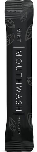 Bold Mint GO Travel Size Mouthwash Packets - Bulk Individual Mini Mouthwash Packets - Perfect Travel Size Toiletries for Guest Bathrooms - Alternative to Breath Strips and Spray, Alcohol and Dye Free in Saudi Arabia