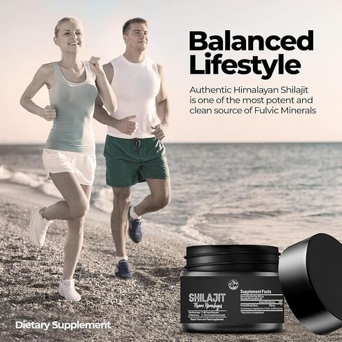 Shilajit pure himalayan organic 30gm, shilajit resin supplement for Men and Women - natural shilajit with 85+ trace minerals & fulvic acid for energy, Immune Support in Saudi Arabia