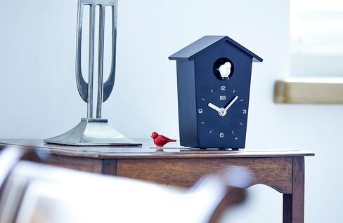 KOOKOO Birdhouse Mini Black, Tiny Modern Cuckoo Clock with 12 Natural Bird Songs or Cuckoo Call in Saudi Arabia