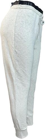 Victoria's Secret Pink High Waist Jogger Sweatpants Color Light Marl Gray Size Medium New in Saudi Arabia