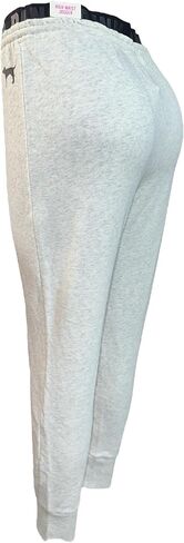 Victoria's Secret Pink High Waist Jogger Sweatpants Color Light Marl Gray Size Medium New in Saudi Arabia