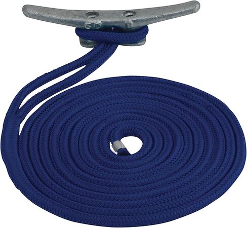 Sea Dog 302112015NV-1 Double Braided Nylon Dock Line, 1/2" x 15' / Navy in Saudi Arabia
