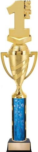 14" First Place Trophies with Gold Cup Great for 1st Place Awards Prime in Saudi Arabia