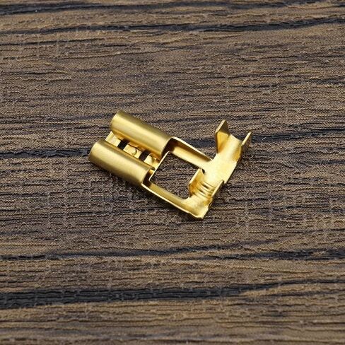 The Lord of the Tools 50PCS 6.3mm Crimp Terminal Spade Connector 90° Angled with 50PCS Insulating Sleeves for Equipment Switch Quad Bike Scooter Boat Household Appliances in Saudi Arabia