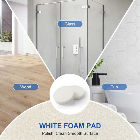 8 قطع من وسادات بديلة من LANMU متوافقة مع Dremel Versa PC10 وRuby Horsepower Power Scrubber، وسادة تنظيف فرك in Kuwait