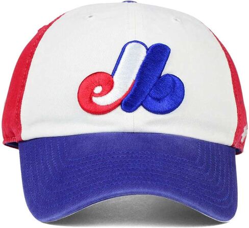 47 Montreal Expos Clean Up Adjustable Cap Tricolor Brand in Saudi Arabia