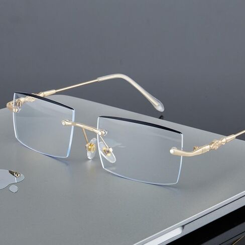 Reading Glasses Women Man Blue Light Blocking Glasses Stylish Frameless Reading Glasses Anti Glare Computer Glare in Saudi Arabia
