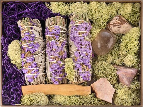 صندوق الحب كارما آند لاك، أعواد التلطيخ، كريستالات، صندوق هدايا، نعمة روحية للأحباء (جوهر روحي) in Kuwait