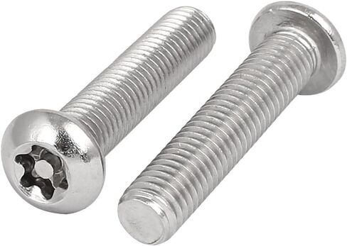 uxcell M8x40mm 304 Stainless Steel Button Head Torx Security Machine Screws 10pcs in Saudi Arabia