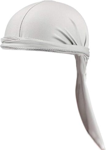 Cotton Stretchable Premium Durag 360 Waves Extra Long Tail Straps for Men in Saudi Arabia