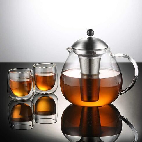 glastal [German Quality 4 Oz Insulated Double Wall Glass Espresso Cups, Nespresso Espresso Coffee Cups, Double Espresso Cups, Demitasse Cups, Espresso Mug, Tazas De Cafe Expreso 2 Pack in Saudi Arabia