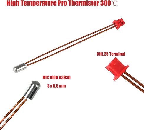 DIANN 2 Sets 24V 40W Cartridge Heater CR6 SE HT-NTC100K Thermistor 300C Degree High Temperature Sensor Compatible with 3D Printer Accessoriess in Saudi Arabia