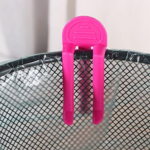 12Pcs Garbage Bin Clips,Practical Trash Can Clamp Plastic Garbage Bag Clip Fixed Waste Bin Bag Holder Rubbish Clip Holder for Home,Kitchen,Office in Saudi Arabia