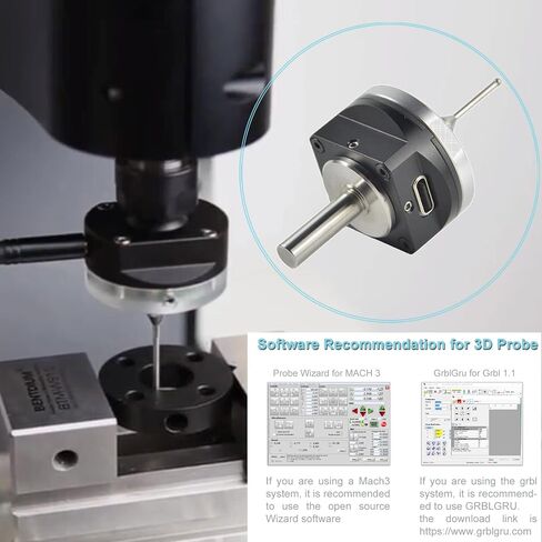 DIY CNC 3D Digitizing Touch Probe Upgraded NPN-NC XYZ Axis Edge Finder Waterproof 3 Coordinate Measuring Sensor Kit with 6mm Shank in Saudi Arabia