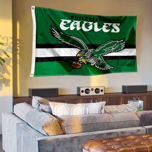 Philadelphia Eagles Throwback Retro Vintage Banner and Tapestry Wall Tack Pads in Saudi Arabia