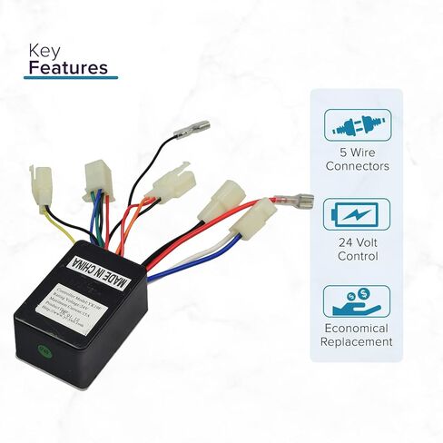 وحدة تحكم AlveyTech 24 فولت YK19F - بديل لـ Pulse EM-1000/Street Cruiser، سكوتر الشارع الكهربائي، الدراجة البخارية، الدراجة الترابية، وحدة التحكم بالدراجة الصغيرة، دراجة نارية إلكترونية، أجزاء محرك تعمل بالبطارية in Saudi Arabia