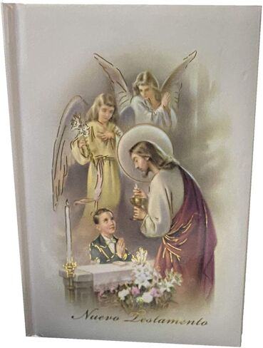 Lito First Communion Candle Set for Boys- White Candle Set Kit for Holy 1st Communion with Figurine - Spanish in Saudi Arabia