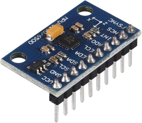 1PCS Pre-Soldered MPU9250 GY-9250 9-Axis 9 DOF 16 Bit Gyroscope Acceleration Magnetic Sensor 9-Axis Attitude +Gyro+Accelerator+Magnetometer Sensor Module IIC/SPI Compatible with Raspberry Pi ESP32 in Saudi Arabia