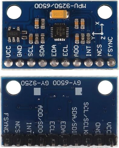 1PCS Pre-Soldered MPU9250 GY-9250 9-Axis 9 DOF 16 Bit Gyroscope Acceleration Magnetic Sensor 9-Axis Attitude +Gyro+Accelerator+Magnetometer Sensor Module IIC/SPI Compatible with Raspberry Pi ESP32 in Saudi Arabia