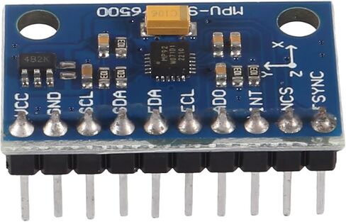 1PCS Pre-Soldered MPU9250 GY-9250 9-Axis 9 DOF 16 Bit Gyroscope Acceleration Magnetic Sensor 9-Axis Attitude +Gyro+Accelerator+Magnetometer Sensor Module IIC/SPI Compatible with Raspberry Pi ESP32 in Saudi Arabia