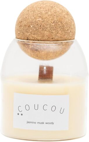 Scented Candle | Relaxing Aromatherapy Soy Wax Candles for Home | Refreshing Summer Non-Toxic Candles | Long-Lasting Candles with a 50-Hour Burn Time (Sage- Sea Salt), White, CC002 in Saudi Arabia