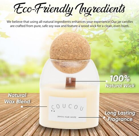 Scented Candle | Relaxing Aromatherapy Soy Wax Candles for Home | Refreshing Summer Non-Toxic Candles | Long-Lasting Candles with a 50-Hour Burn Time (Sage- Sea Salt), White, CC002 in Saudi Arabia