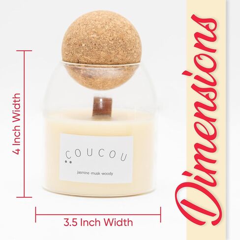 Scented Candle | Relaxing Aromatherapy Soy Wax Candles for Home | Refreshing Summer Non-Toxic Candles | Long-Lasting Candles with a 50-Hour Burn Time (Sage- Sea Salt), White, CC002 in Saudi Arabia