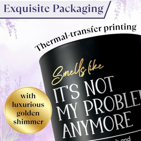 Retirement Gifts for Women, Men - Lavender Vanilla Aromatherapy Candles 10 oz - Soy Wax, Scented Candle Gift for Coworker, Nurse, Teacher, Military, Friend - Farewell Gift for Manager, Boss in Kuwait