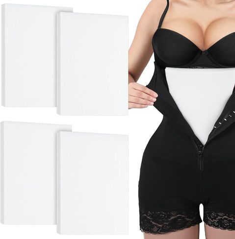 Sosation 6 Pcs Lipo Foam Board - Post Surgery Compression Garment, 8 x 11 Inches, White in Saudi Arabia
