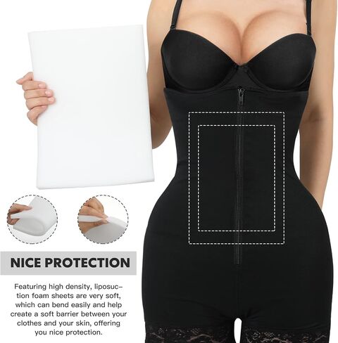 Sosation 6 Pcs Lipo Foam Board - Post Surgery Compression Garment, 8 x 11 Inches, White in Saudi Arabia