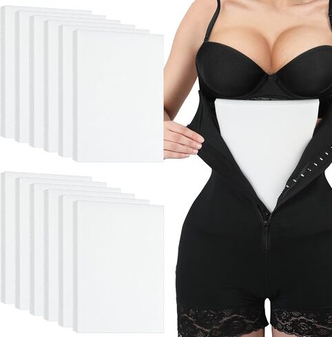 Sosation 6 Pcs Lipo Foam Board - Post Surgery Compression Garment, 8 x 11 Inches, White in Saudi Arabia