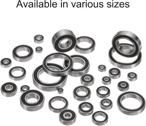 uxcell 5pcs 6709-2RS Bearing 45x55x6mm, Chrome Steel Double Rubber Seals Precision Bearing, Lubricated Deep Groove Ball Bearings, P6 (ABEC 3) in Saudi Arabia