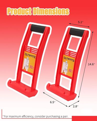 Plywood Carrier Plastic Drywall Panel Lifter, Drywall Carrying Tool, Strong ABS Drywall Lifts Panel Mover, Sheetrock Panel Carrier with 176 LB Capacity, 1 PC in Kuwait