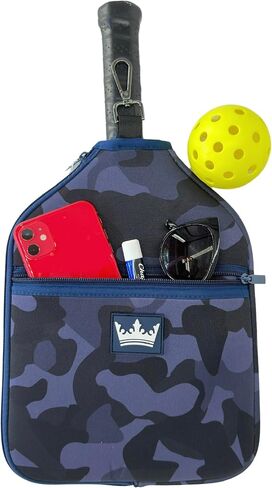 Pickleball Paddle Cover, Paddle protector, paddle cover with fence hook and pocket, pickleball paddle cover gift in Saudi Arabia