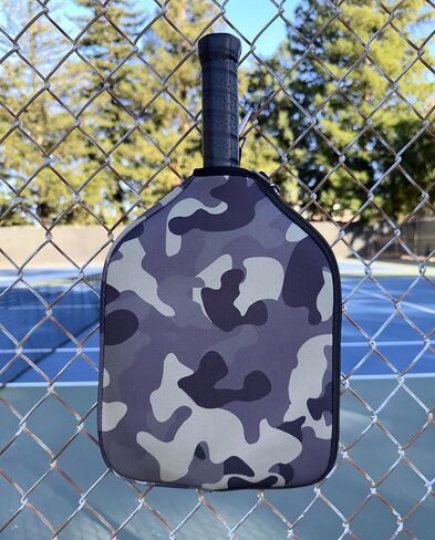 Pickleball Paddle Cover, Paddle protector, paddle cover with fence hook and pocket, pickleball paddle cover gift in Saudi Arabia