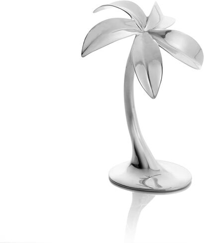 nambe Holiday Collection Palm Tree Miniature Nativity | Nativity Figurine for Home Décor | Measures 3" x 6.5" | Made with Metal Alloy | Designed by Neil Cohen in Saudi Arabia