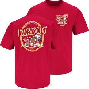 Kansas City Football Fans. Kansas City A Drinking Town with A Football Problem Red T-Shirt (Sm-5X)