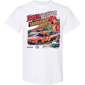 Justin Allgaier #7 NASCAR Xfinity 2023 Bristol Night Race Winner 9.15.2023 First Win T-Shirt