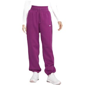 Nike Sportswear Phoenix Fleece Women's High-Rise Pants, Viotech/White, XXL Regular US