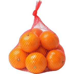 4-5lb mesh produce bags with orange Header. Pack of 100 count