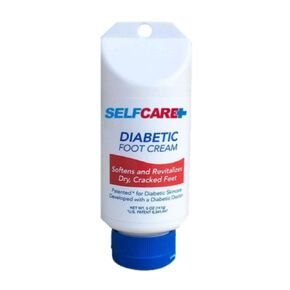 Diabetic Foot Cream For Dry Cracked Feet. Leaves Hands Legs, Feet & Body Smooth Patented Lotion, 5 oz