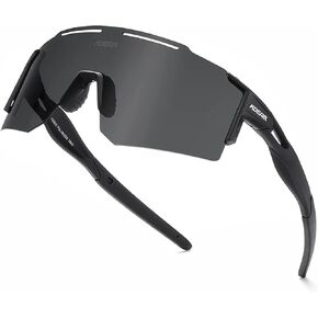 ALSUZYIOT Sports Polarized Sunglasses for Women Men, UV400 Cycling Goggles Baseball Running Fishing Outdoor Windproof Eyewear