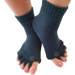 Toe Separator Yoga Gym Sports Massage Socks for Foot Alignment, Great for Sore Feet and Diabetics